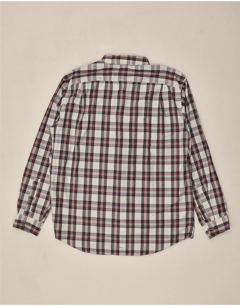 EDDIE BAUER Mens Classic Fit Shirt Large Grey Check Cotton | Vintage Eddie Bauer | Thrift | Second-Hand Eddie Bauer | Used Clothing | Messina Hembry 