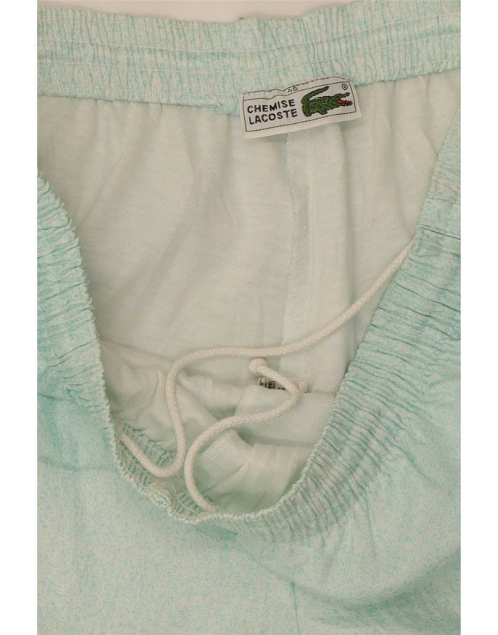 Lacoste Mens Tracksuit Trousers Joggers Size 46 Large Turquoise Polyamide