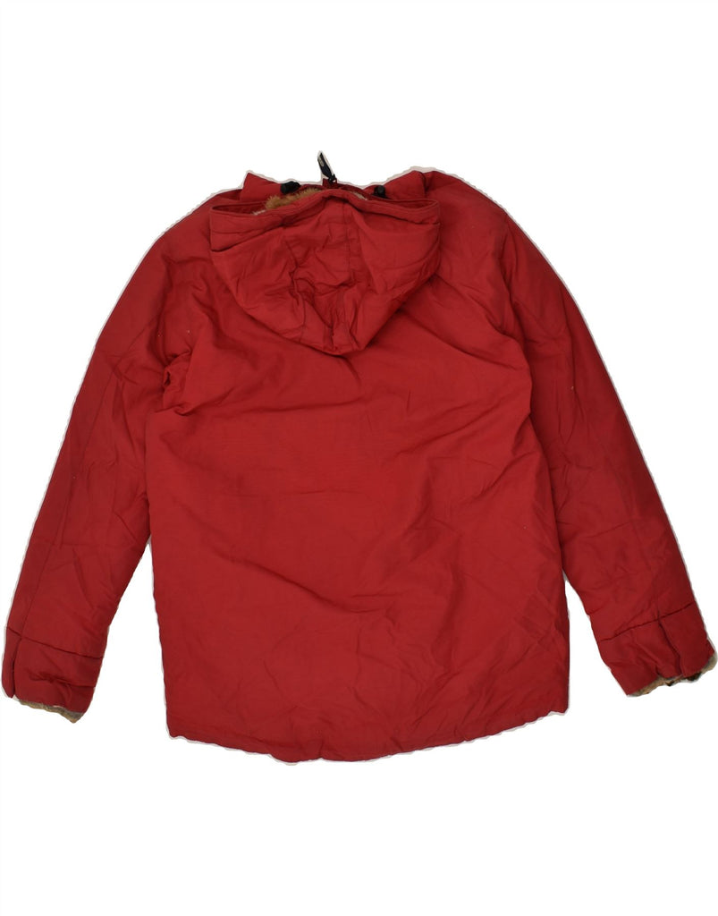 WOOLRICH Girls Hooded Padded Jacket 11-12 Years Red Polyester | Vintage Woolrich | Thrift | Second-Hand Woolrich | Used Clothing | Messina Hembry 