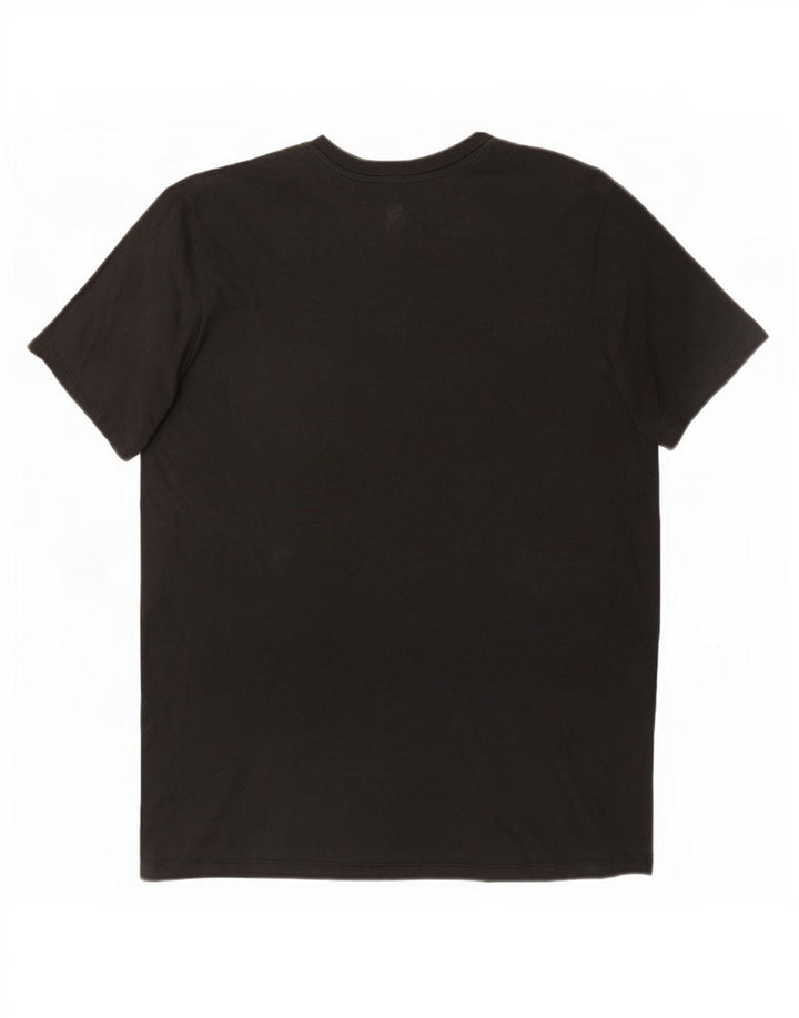 Lee Mens Regular Fit T-Shirt Top XL Black Cotton