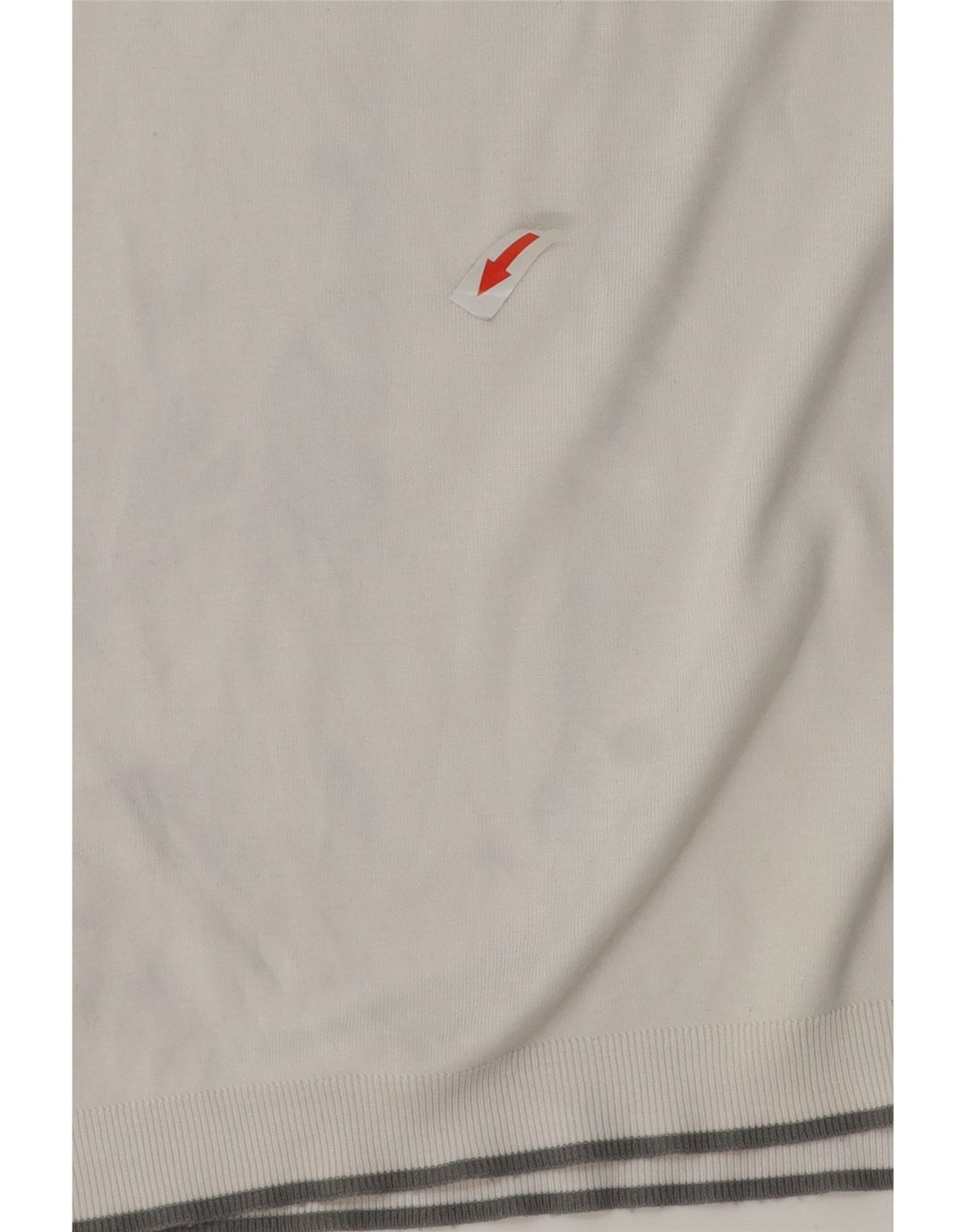 Ted Baker Mens Polo Shirt Size 5 XL White Cotton