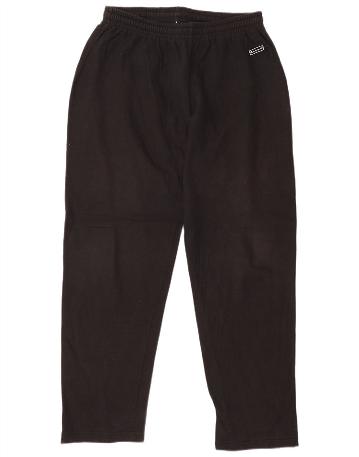 Champion Mens Tracksuit Trousers Joggers Large Black Cotton