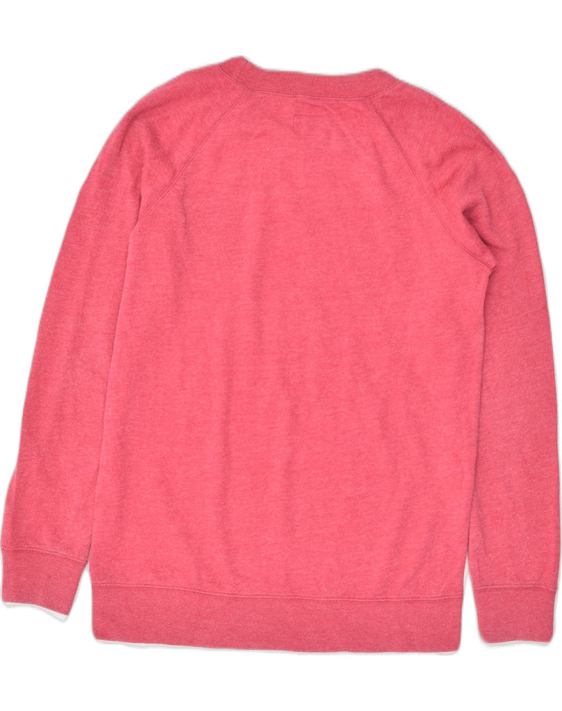 JACK WILLS Womens Loose Fit Sweatshirt Jumper UK 8 Small  Pink Cotton | Vintage Jack Wills | Thrift | Second-Hand Jack Wills | Used Clothing | Messina Hembry 