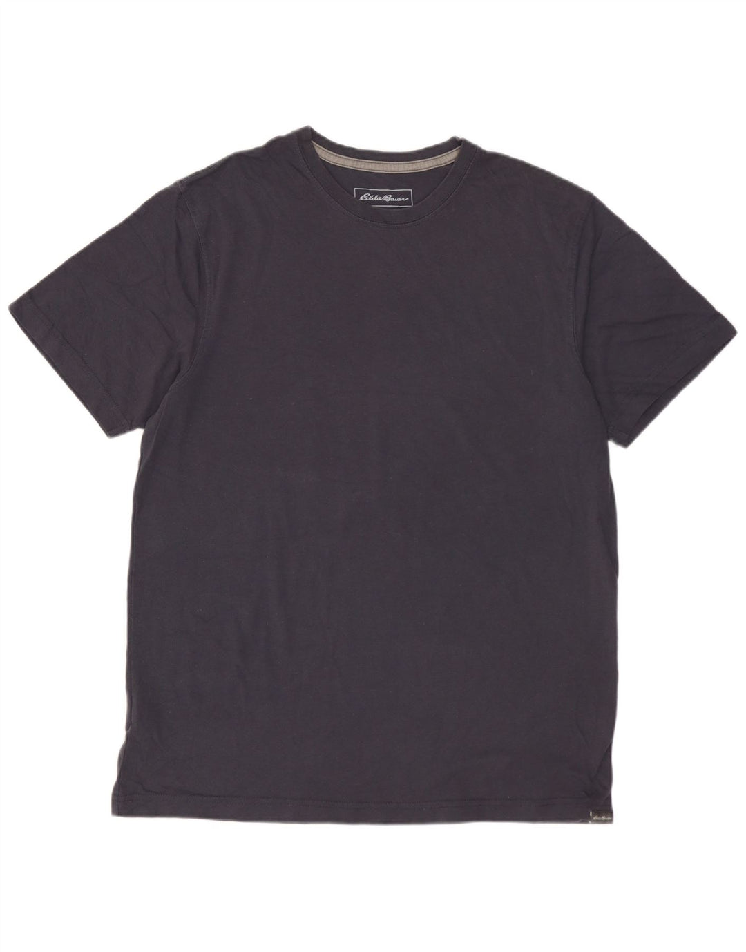 EDDIE BAUER Mens T-Shirt Top Medium Grey Cotton