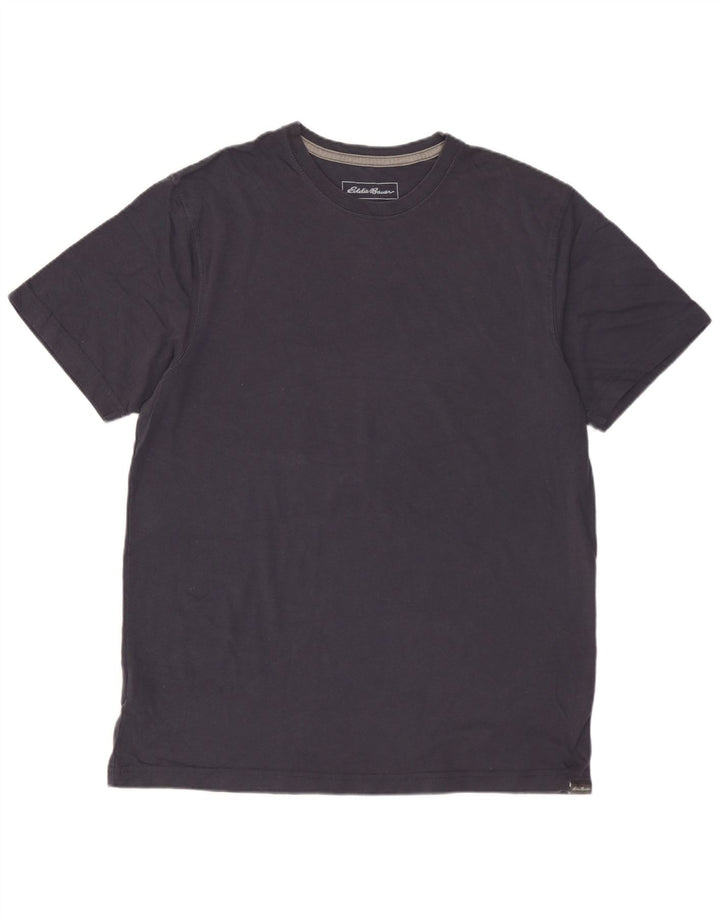 EDDIE BAUER Mens T-Shirt Top Medium Grey Cotton