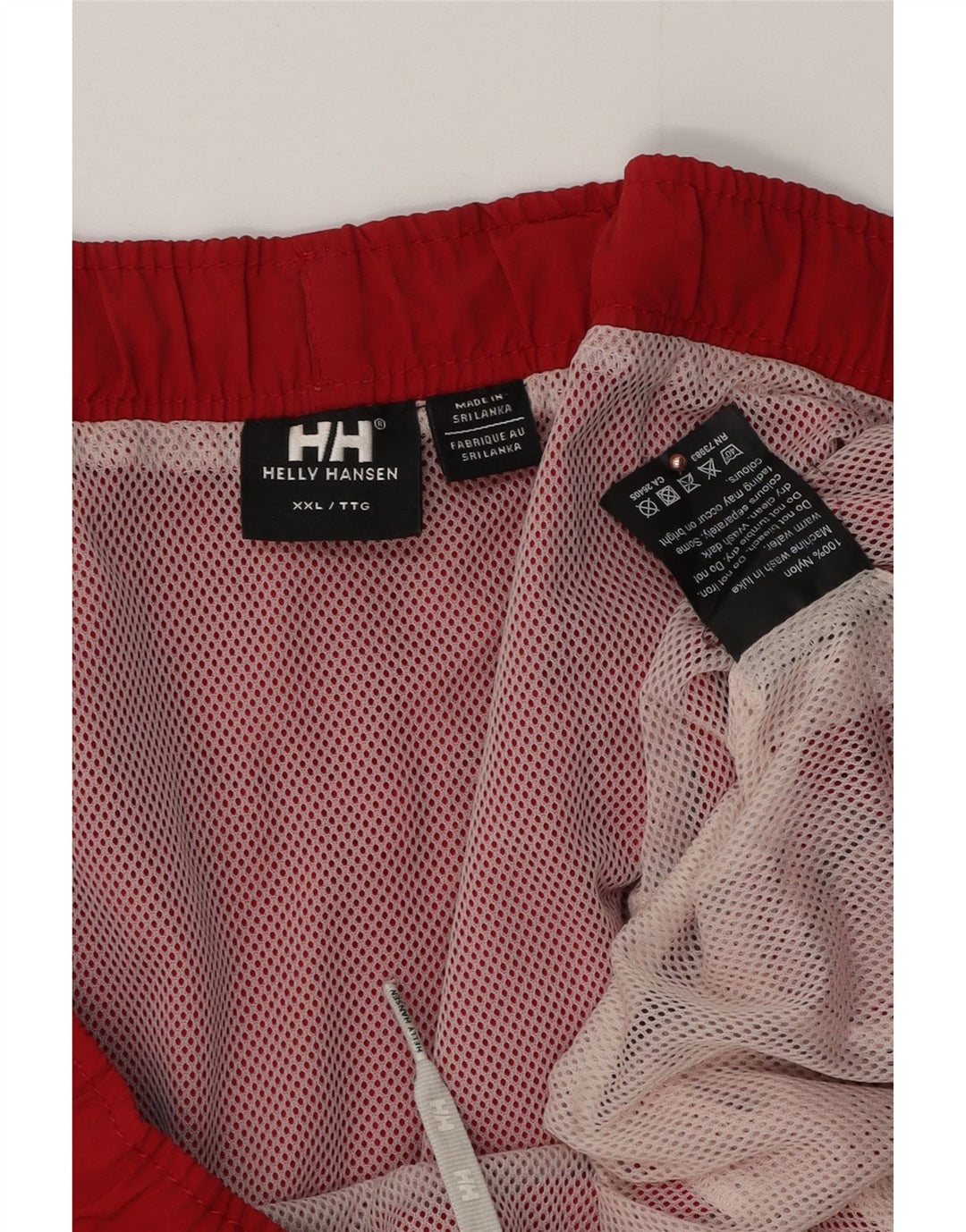 HELLY HANSEN Mens Swimming Shorts 2XL  Red Nylon