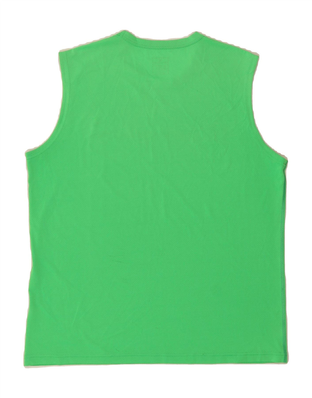 CHAMPION Mens Graphic Vest Top 2XL Green Vintage Champion and Second-Hand Champion from Messina Hembry 