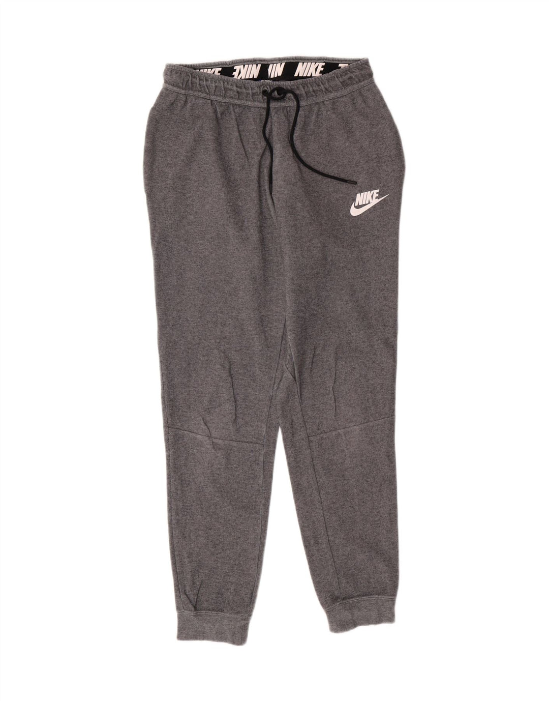 NIKE Mens Graphic Tracksuit Trousers Joggers Small  Grey Cotton Vintage Nike and Second-Hand Nike from Messina Hembry 
