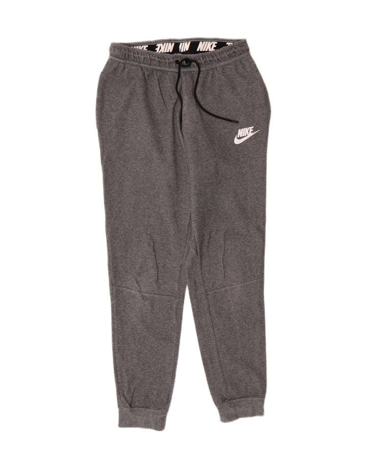 NIKE Mens Graphic Tracksuit Trousers Joggers Small  Grey Cotton Vintage Nike and Second-Hand Nike from Messina Hembry 