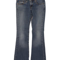 Levi's Womens 524 Super Low Bootcut Jeans Medium W30 L30 Blue Cotton