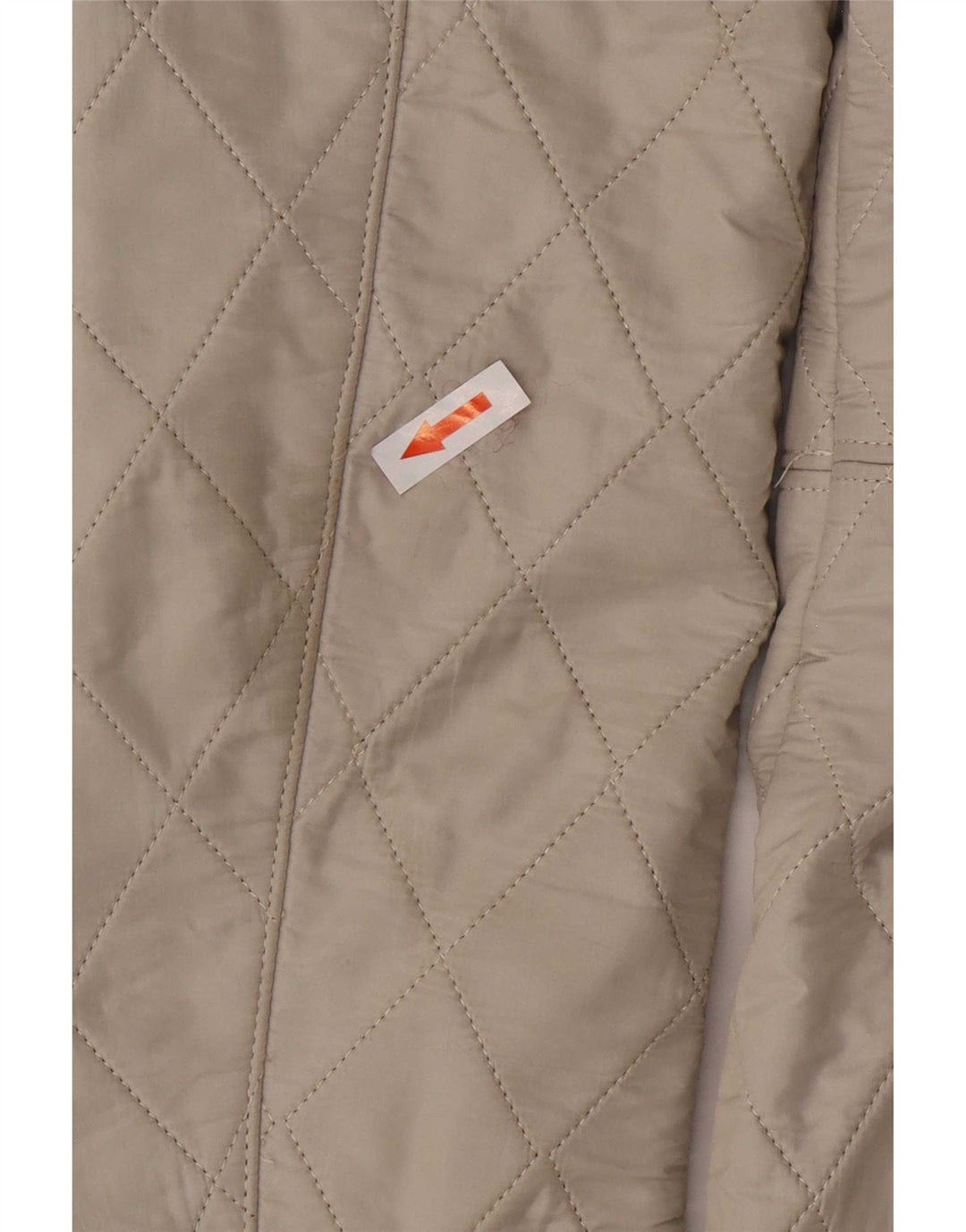 Barbour Womens Quilted Jacket UK 8 Small Off White Polyamide