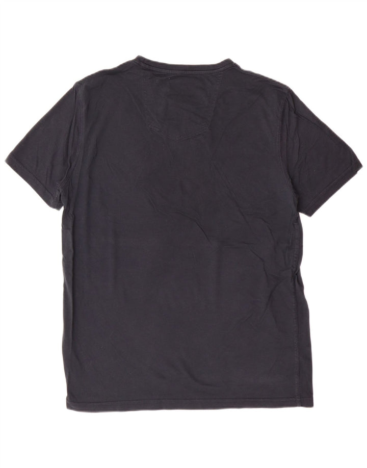 FAT FACE Mens T-Shirt Top Medium Navy Blue Cotton
