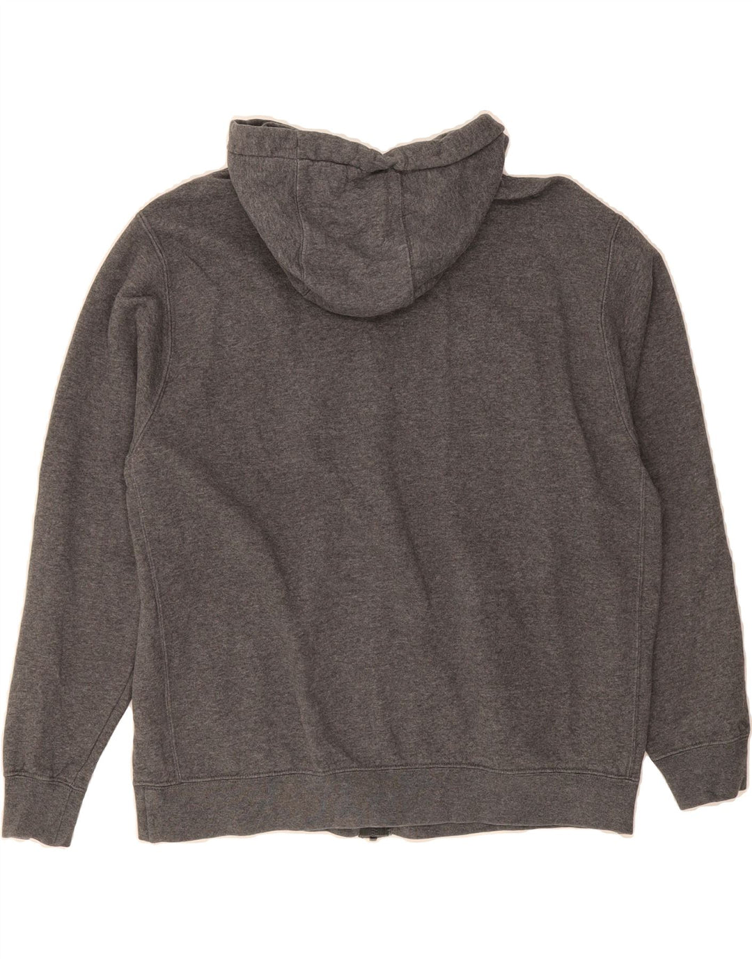 NIKE Mens Zip Hoodie Sweater Large Grey Cotton Vintage Nike and Second-Hand Nike from Messina Hembry 