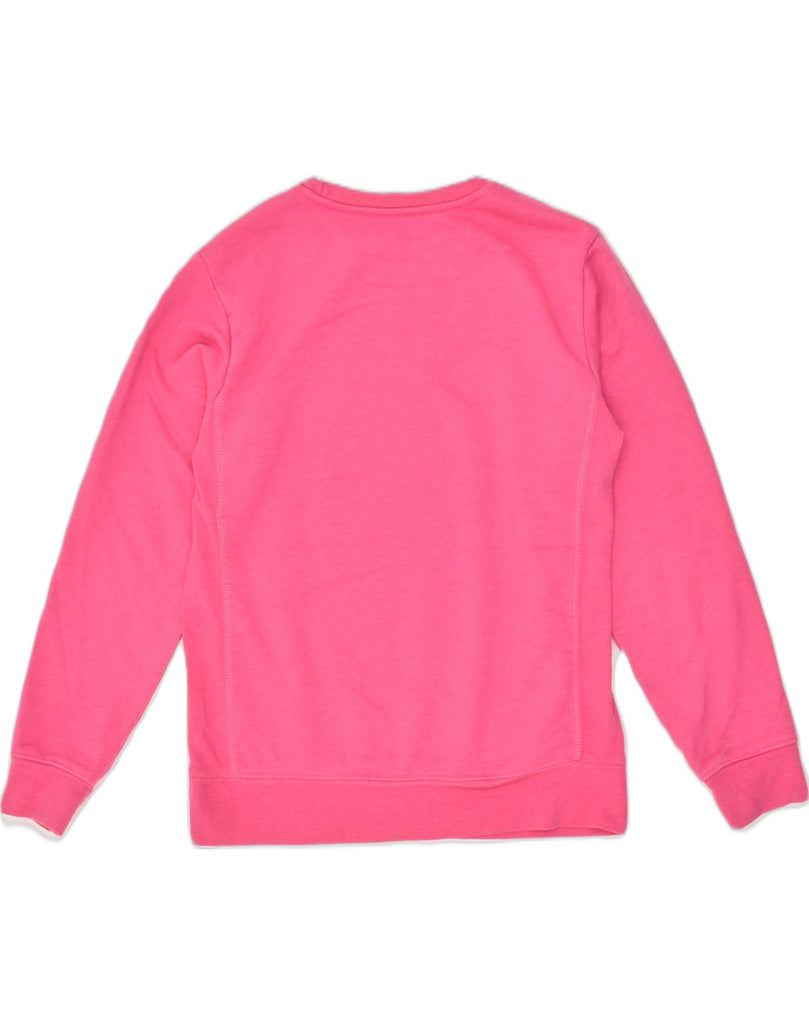 CHAMPION Womens Sweatshirt Jumper UK 16 Large Pink Cotton | Vintage Champion | Thrift | Second-Hand Champion | Used Clothing | Messina Hembry 