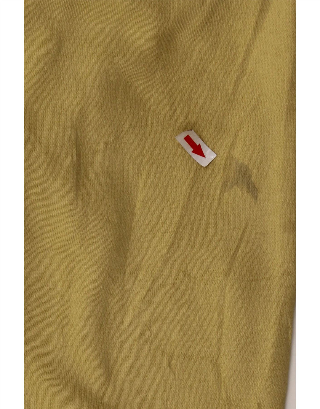 NIKE Womens Crop Oversized Sweatshirt Jumper UK 14 Medium Khaki Cotton