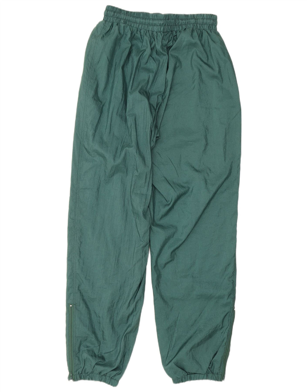 Vintage Mens Tracksuit Trousers Joggers Large Green Geometric Polyamide