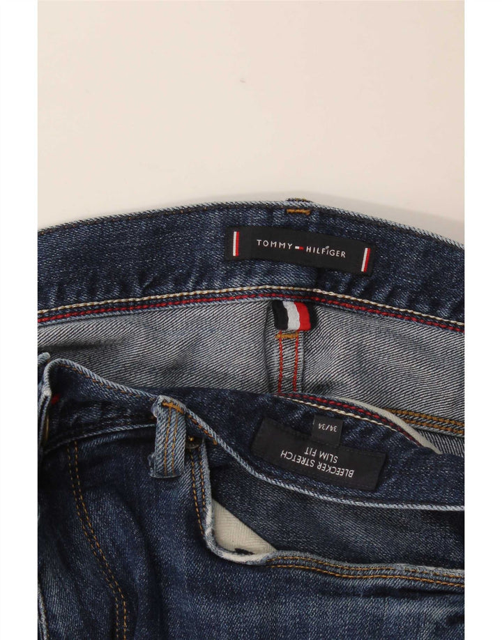Tommy Hilfiger Mens Bleecker Slim Jeans W34 L34 Blue