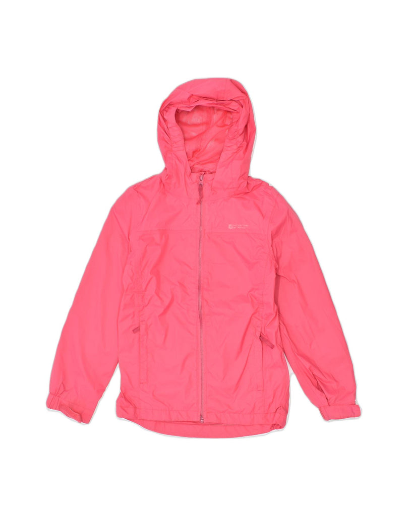 MOUNTAIN WAREHOUSE Girls Rain Jacket 9-10 Years Pink Nylon | Vintage | Thrift | Second-Hand | Used Clothing | Messina Hembry 