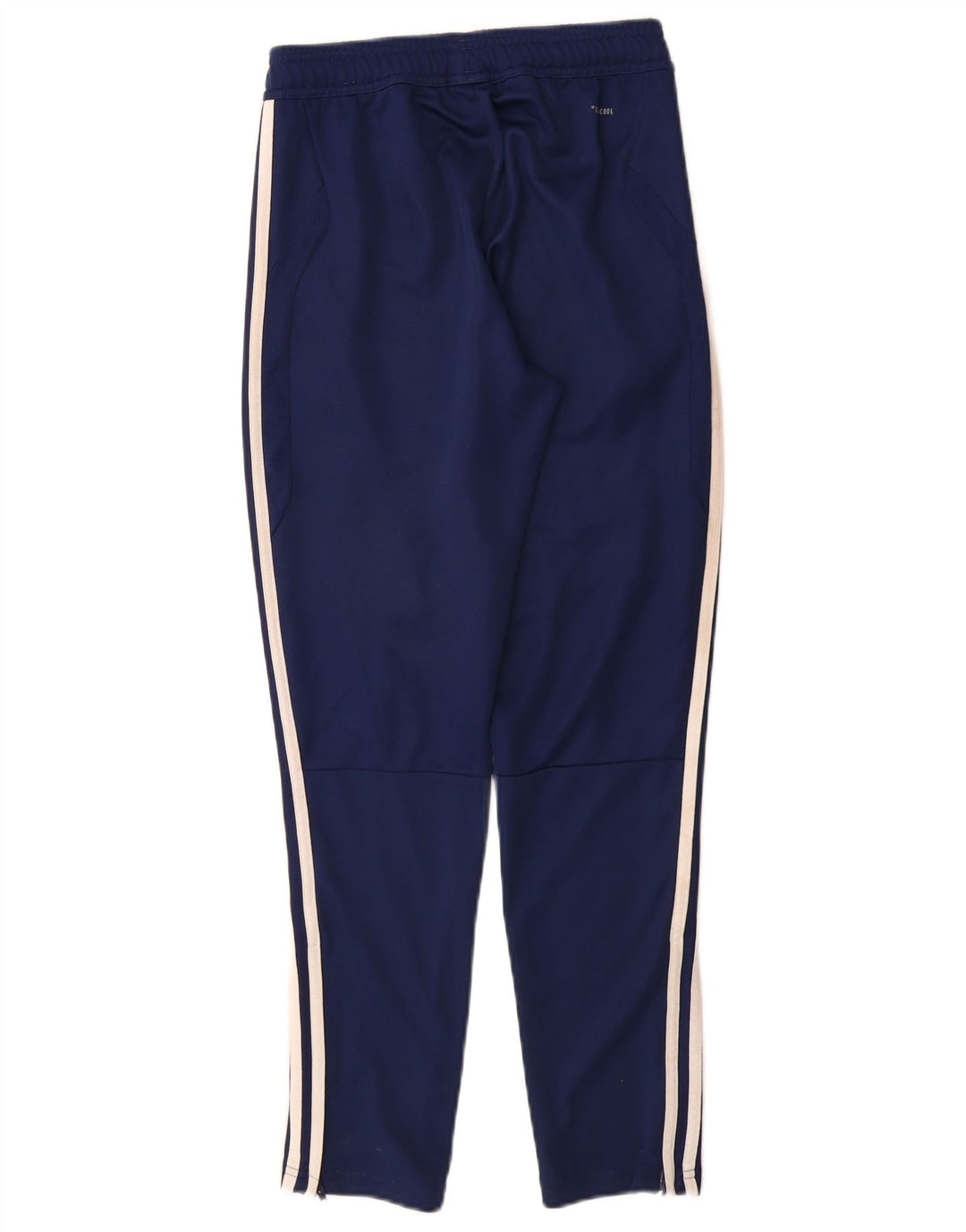 ADIDAS Boys Climacool Tracksuit Trousers 11-12 Years Navy Blue Polyester