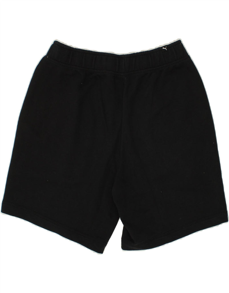 PUMA Mens Sport Shorts Medium Black Cotton | Vintage Puma | Thrift | Second-Hand Puma | Used Clothing | Messina Hembry 