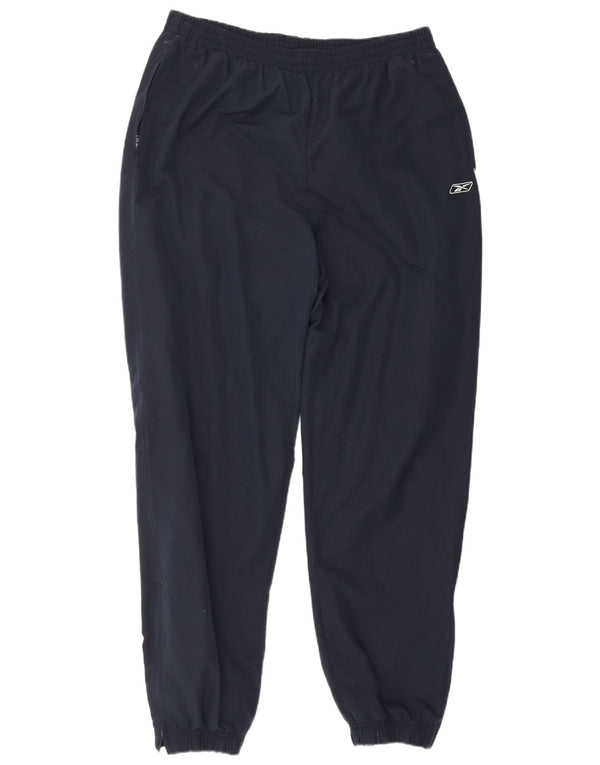 Reebok Mens Tracksuit Trousers Joggers XL Navy Blue Polyester