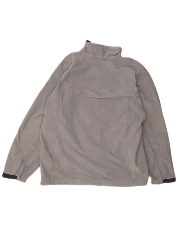 Diadora Womens Tracksuit Top Jacket UK 14 Large  Grey Polyester