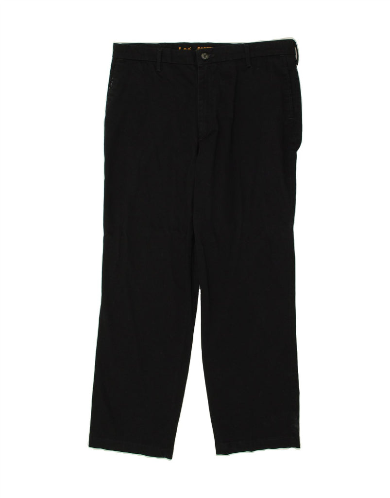 LEE Mens Straight Chino Trousers W36 L30 Black Cotton Vintage Lee and Second-Hand Lee from Messina Hembry 