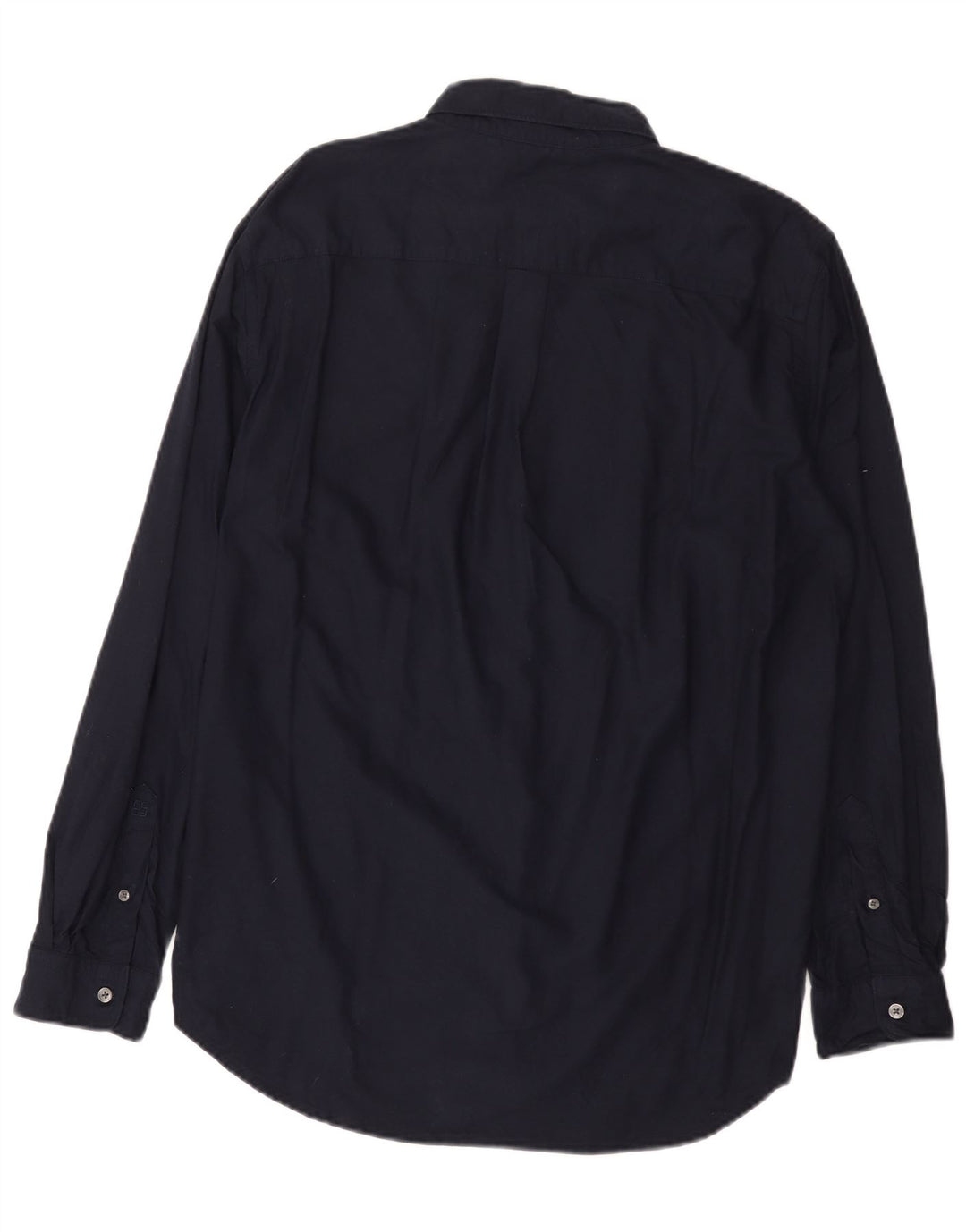 French Connection Mens Shirt XL Navy Blue Cotton