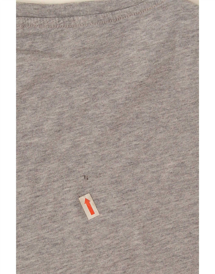 Levi's Mens Graphic T-Shirt Top Medium Grey Flecked Cotton
