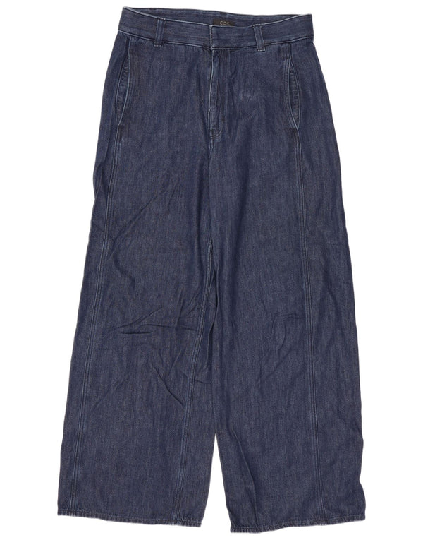 Cos Womens High Rise Wide Leg Jeans EU 40 Medium W34 L30 Navy Blue Cotton