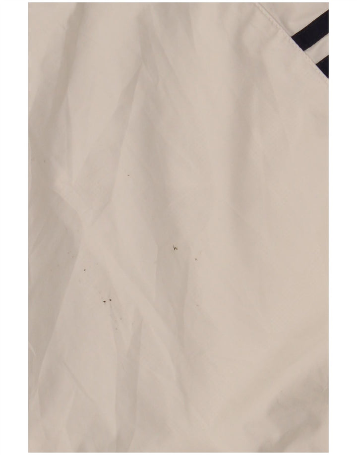 Adidas Mens Tracksuit Top Jacket Small White Polyester
