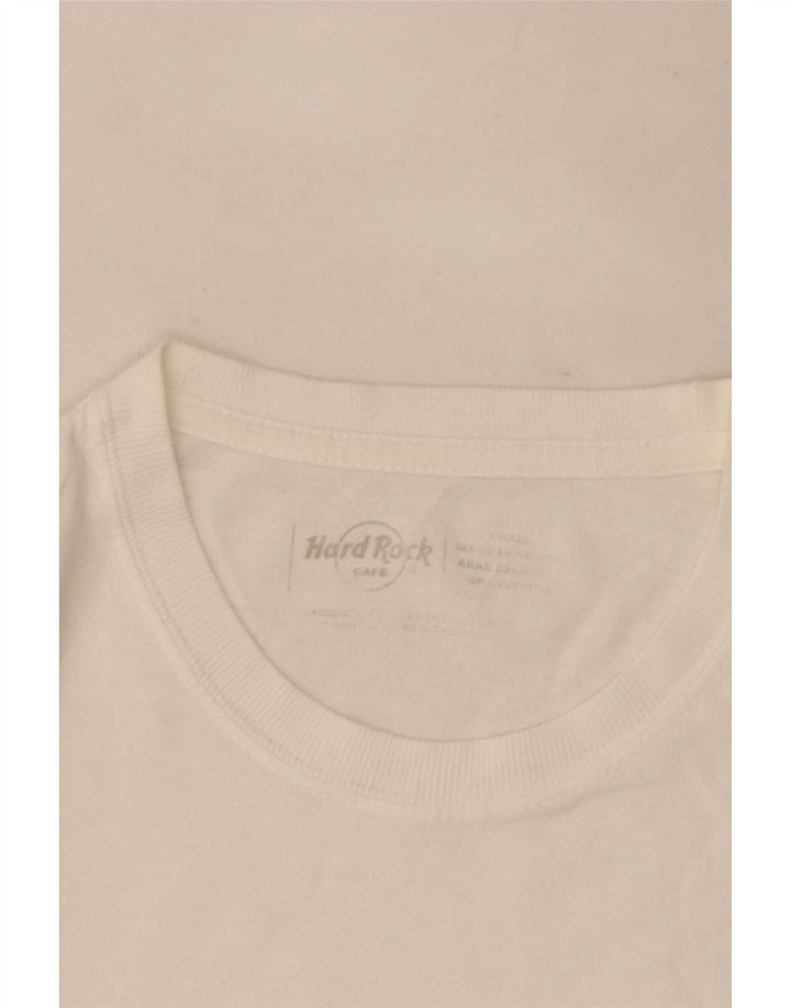Hard Rock Cafe Mens Berlin Graphic T-Shirt Top Small White