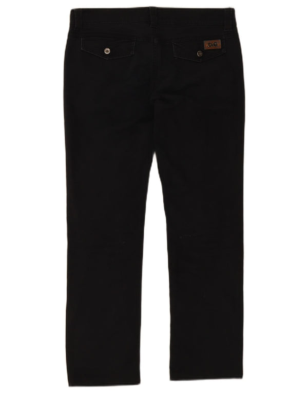 Dolce & Gabbana Womens Tight Fit Super Low Straight Jeans W26 L27 Black