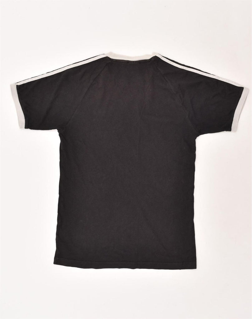 ADIDAS Mens T-Shirt Top Small Black Cotton | Vintage Adidas | Thrift | Second-Hand Adidas | Used Clothing | Messina Hembry 