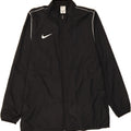 NIKE Mens Rain Jacket UK 42 XL Black Polyester Vintage Nike and Second-Hand Nike from Messina Hembry 
