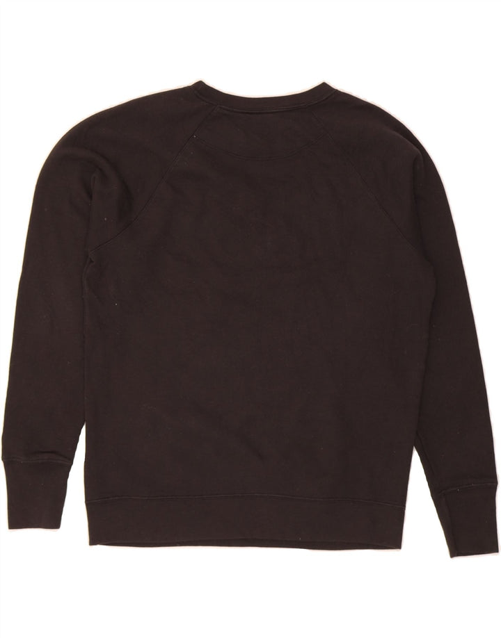 CHAMPION Womens Graphic Sweatshirt Jumper UK 16 Large Black Vintage Champion and Second-Hand Champion from Messina Hembry 