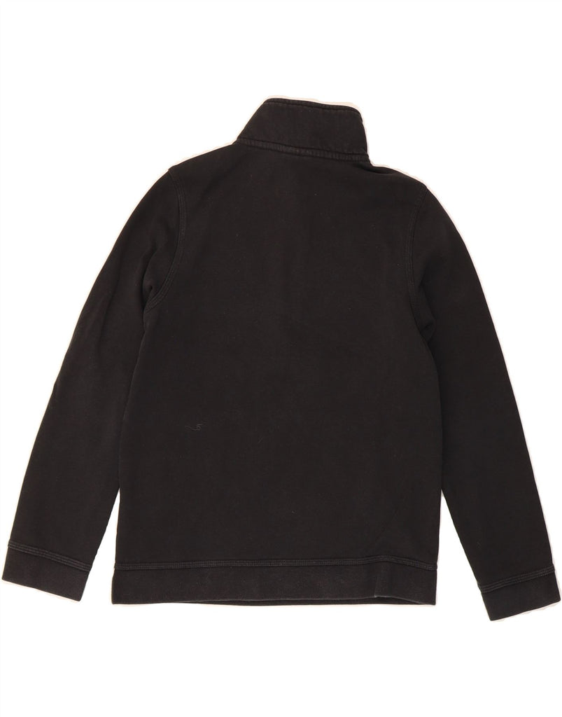 NIKE Boys Zip Neck Sweatshirt Jumper 10-11 Years Medium Black Cotton Vintage Nike and Second-Hand Nike from Messina Hembry 