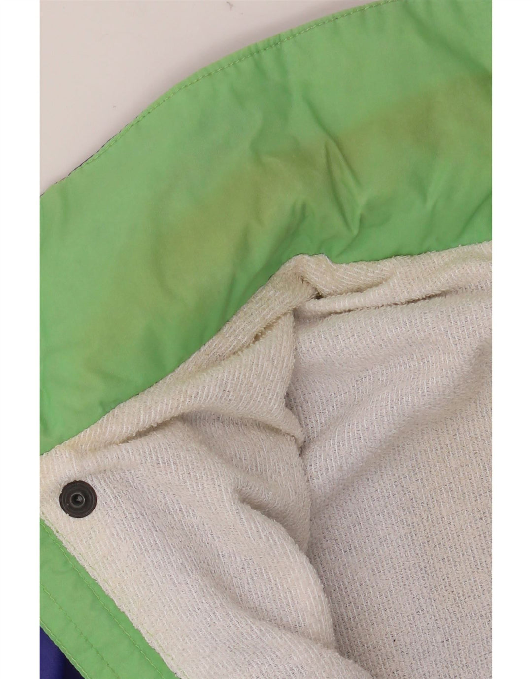 K-WAY Mens Windbreaker Jacket UK 38 Medium Purple Colourblock Polyamide