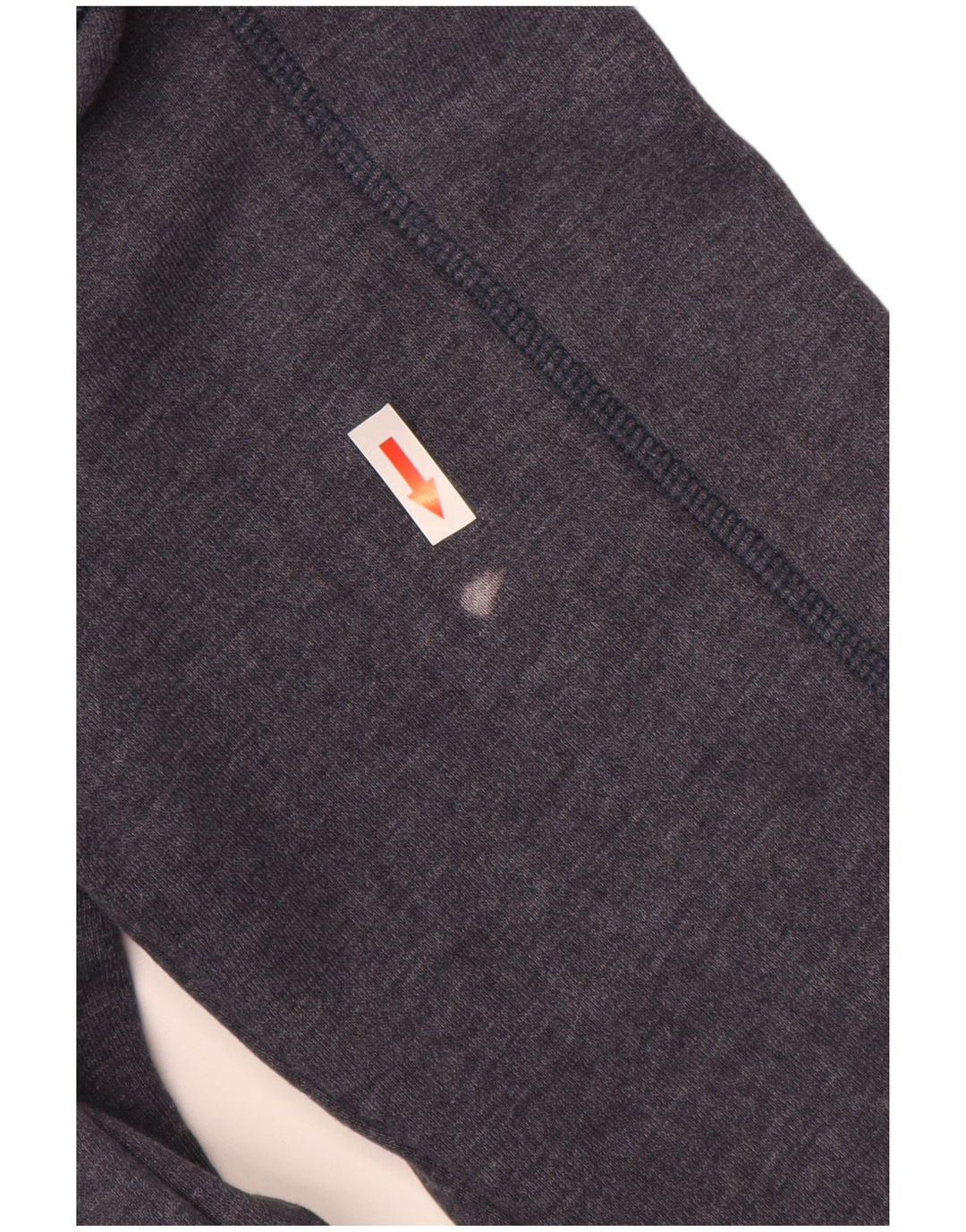 WEIRD FISH Mens Zip Neck Sweatshirt Jumper Large Navy Blue Cotton