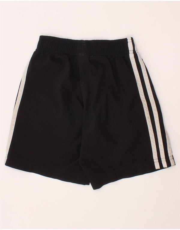 ADIDAS Boys Sport Shorts 7-8 Years  Black Polyester