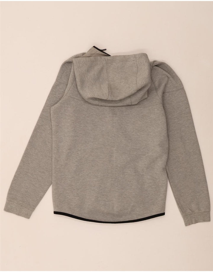 Nike Mens Zip Hoodie Sweater Small Grey Cotton