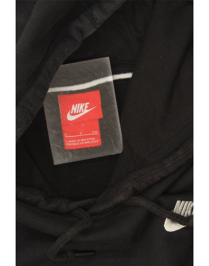 Nike Mens Hoodie Jumper Small Black Cotton