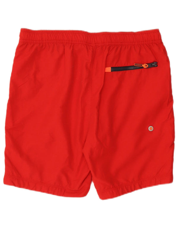 Superdry Mens Graphic Swimming Shorts Large Red Polyester