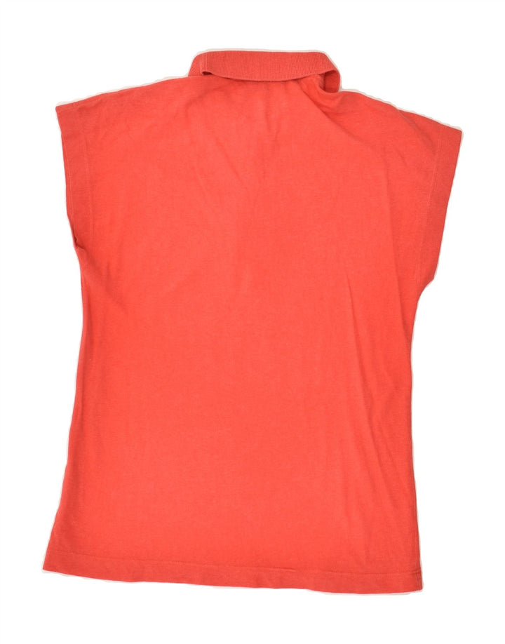 SERGIO TACCHINI Womens Polo Shirt UK 12 Medium Red | Vintage Sergio Tacchini | Thrift | Second-Hand Sergio Tacchini | Used Clothing | Messina Hembry 