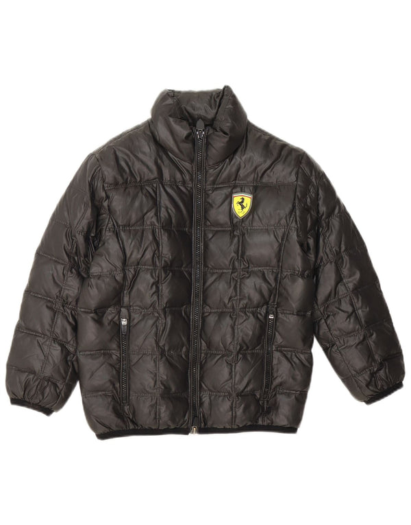Ferrari Boys Padded Jacket 7-8 Years Black Nylon