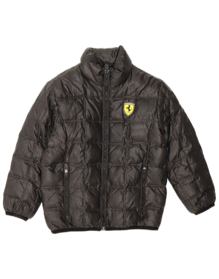 Ferrari Boys Padded Jacket 7-8 Years Black Nylon