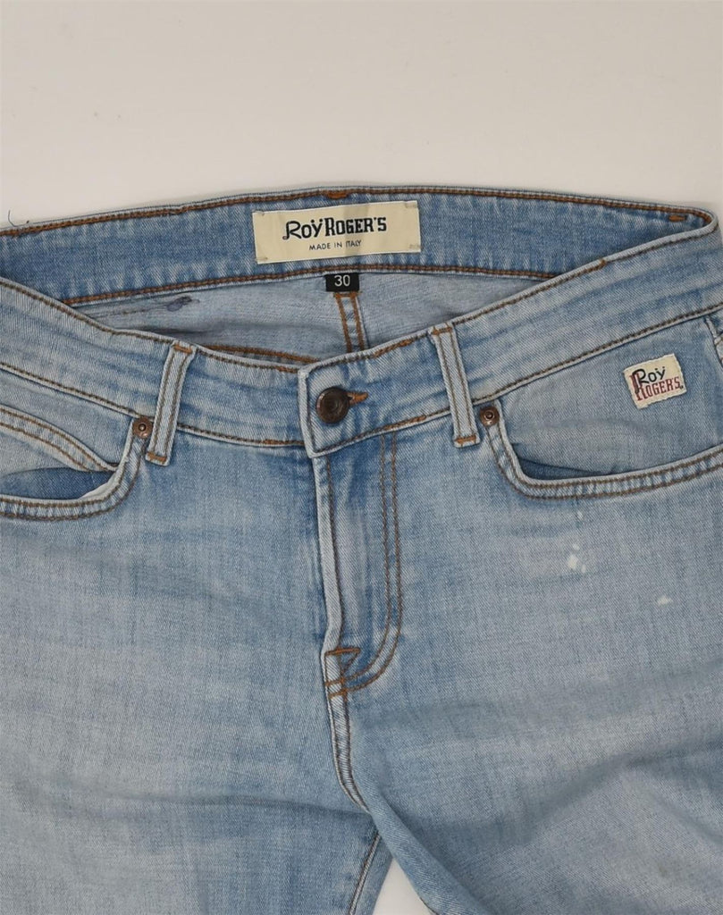 ROY ROGERS Womens Skinny Jeans W30 L32  Blue Cotton | Vintage Roy Rogers | Thrift | Second-Hand Roy Rogers | Used Clothing | Messina Hembry 