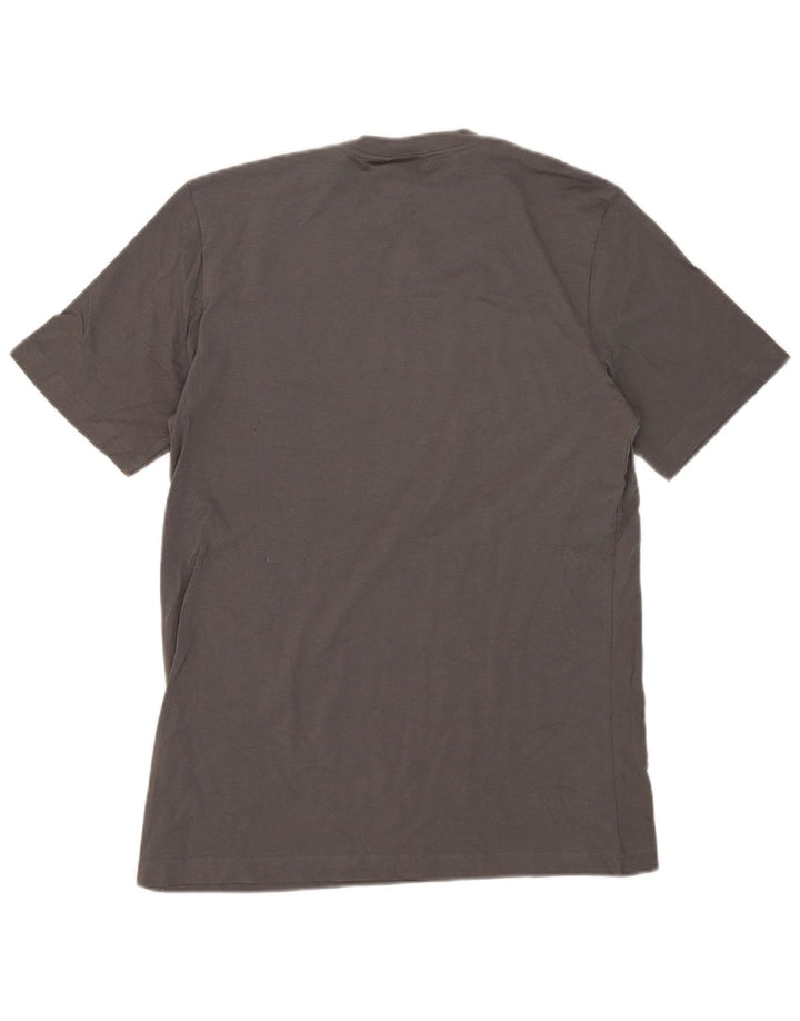 ADIDAS Mens Graphic T-Shirt Top Small Grey Cotton