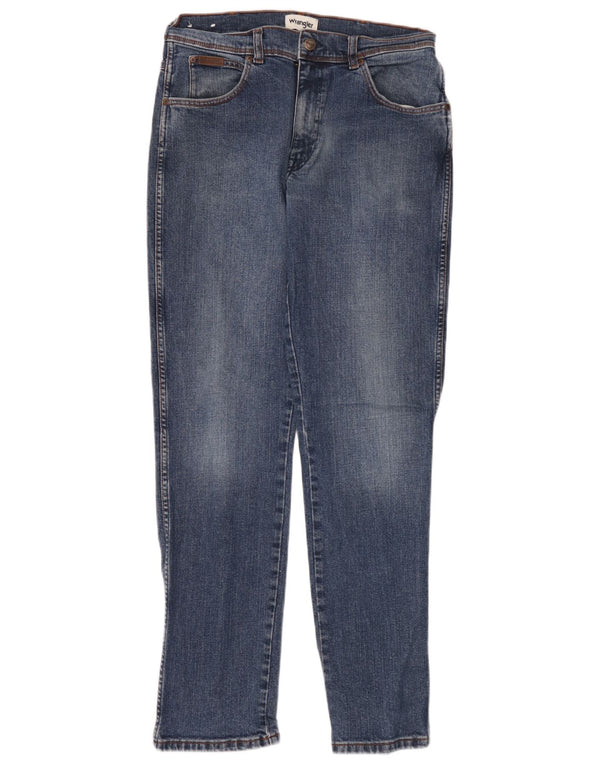 Wrangler Mens Texas Slim Jeans W33 L34 Blue Cotton