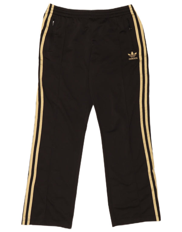 ADIDAS Womens Tracksuit Trousers UK 14 Large  Black Polyester